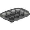 Gifi Moule à mini muffins Tefal Crispybake en silicone rétractable 12 pièces