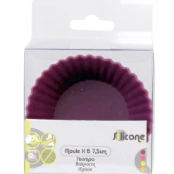 Gifi Moule à muffin silicone x6