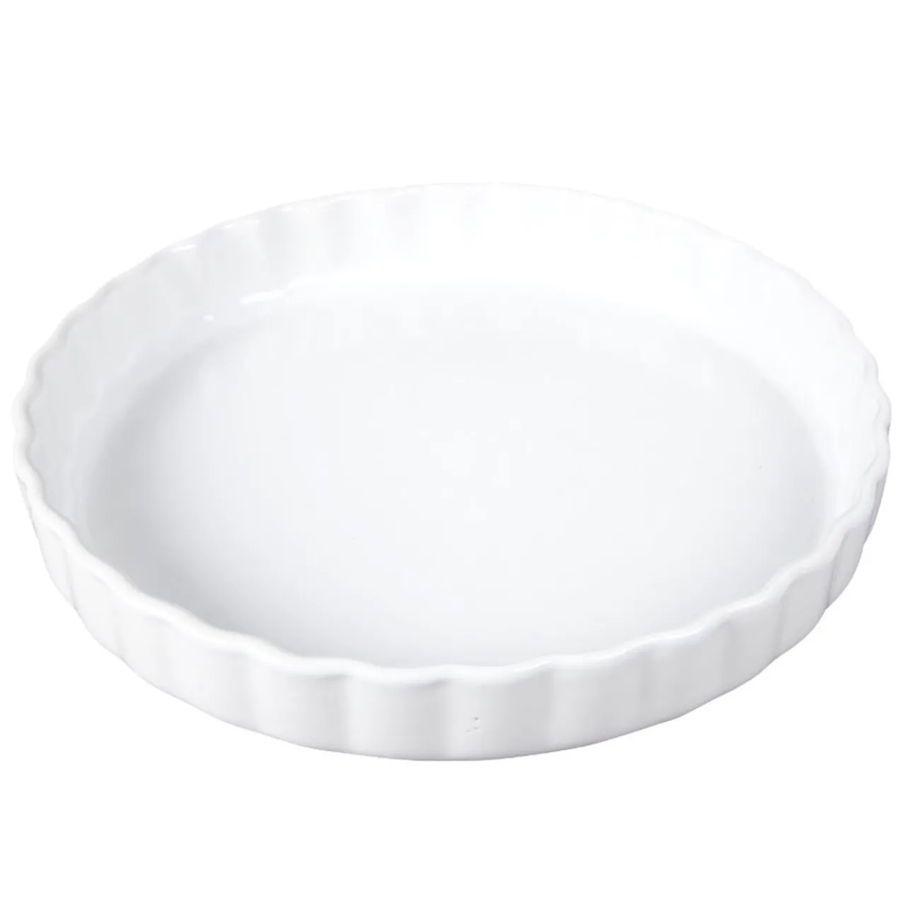 Gifi Moule à tarte en céramique blanc