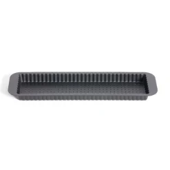 Gifi Moule à tarte rétractable acier perforé noir 35x11xH2,5cm