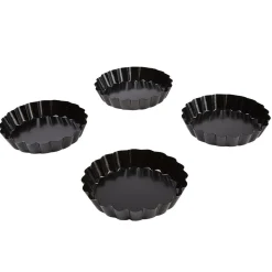 Gifi Moule à tartelette avec fond amovible x4