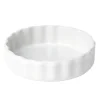 Gifi Moule à tartelette en céramique blanc