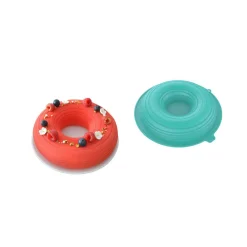 Gifi Moule donut 3D silicone vert