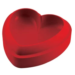 Gifi Moule en silicone 3D coeur rouge