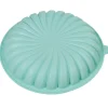 Gifi Moule rond strié 3D silicone vert
