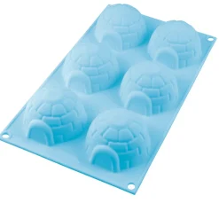 Gifi Moule silicone 6 empreintes forme igloo