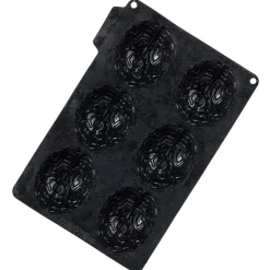 Gifi Moule silicone Halloween 6 gâteaux forme cervelle 27x19xH3,5cm