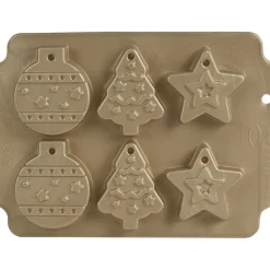 Gifi Moule silicone motif sapin boule Noël