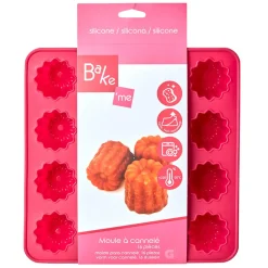Gifi Moule silicone rose 16 cannelés