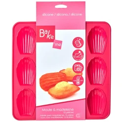 Gifi Moule silicone rose 12 madeleines