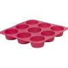 Gifi Moule silicone rose 9 petits muffins