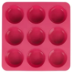 Gifi Moule silicone rose 9 petits muffins