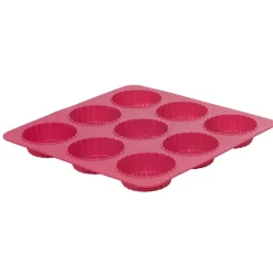 Gifi Moule silicone rose 9 tartelettes