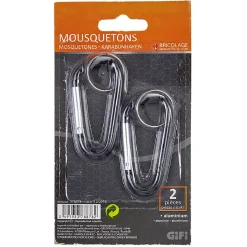 Gifi Quincaillerie^Mousqueton en aluminium