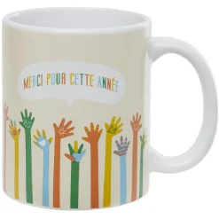 Gifi Mug à inscription Ø 8 x H.9,5 cm