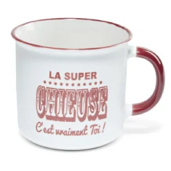 Gifi Mug à message en céramique