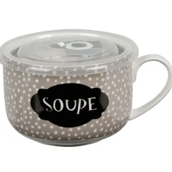 Gifi Mug à soupe et son couvercle