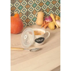 Gifi Mug à soupe et son couvercle