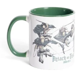 Gifi Mug Attaque des Titans vert et blanc 315ml
