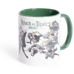 Gifi Mug Attaque des Titans vert et blanc 315ml