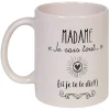 Gifi Mug avec inscription 2 modèles