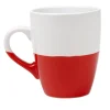 Gifi Mug bicolore blanc et rouge