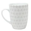 Gifi Mug blanc à motif taupe