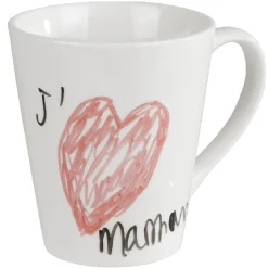 Gifi Mug blanc à personnaliser + 6 feutres