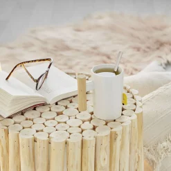 Gifi Mug blanc avec anse en bois