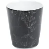 Gifi Mug blanc décor tiges feuilles noires