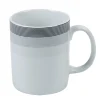 Gifi Mug blanc et gris Sérénité Rayures