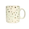 Gifi Mug blanc motifs étoiles dorées