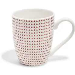 Gifi Mug blanc triangles rouges