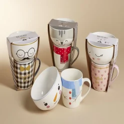 Gifi Mug 35,5cl avec bol chat 52cl