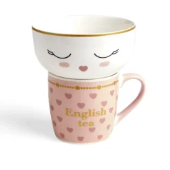 Gifi Mug 35,5cl avec bol Madame 52cl