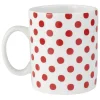 Gifi Mug classique blanc motifs pois rouges 35 cl