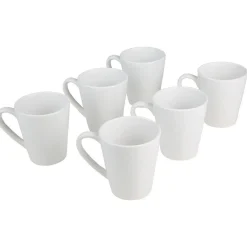 Gifi Mug conique blanc x6