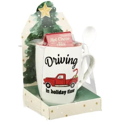 Gifi Mug de Noël en céramique avec préparation chocolat