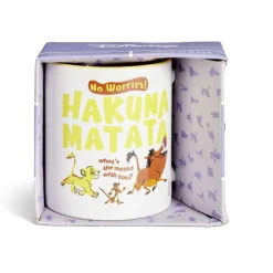 Gifi Mug Disney Le Roi Lion Hakuna Matata blanc et jaune 315ml