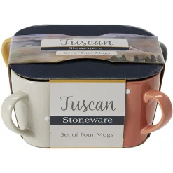 Gifi Mug en céramique déco pois coloré x4