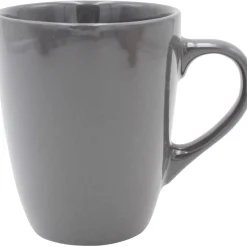 Gifi Mug en faïence uni gris brillant 31 cl