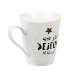 Gifi Mug en porcelaine Déjeuner de Star 27cl