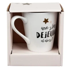 Gifi Mug en porcelaine Déjeuner de Star 27cl