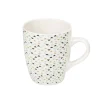 Gifi Mug en porcelaine motif triangle multicolore 33 cl