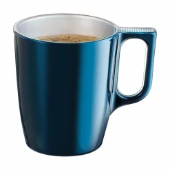 Gifi Mug en verre trempé Luminarc flashy bleu pétrôle 50 cl