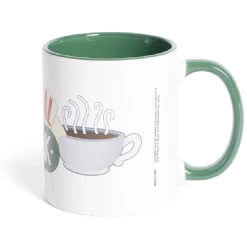 Gifi Mug Friends Central Perk blanc et vert 315ml