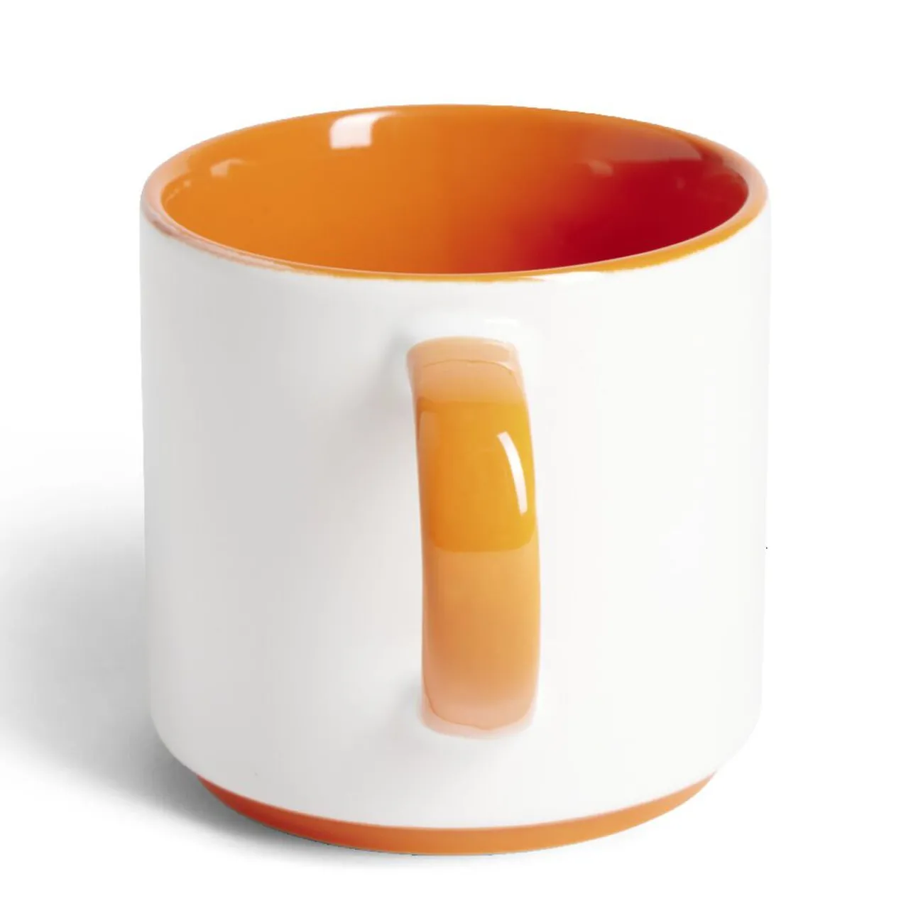Gifi Mug grès bicolore 450mL Ø8,5xH8cm
