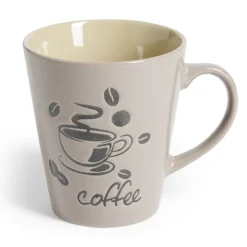 Gifi Mug grès 600mL Ø9xH10cm - 4 coloris