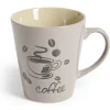Gifi Mug grès 600mL Ø9xH10cm - 4 coloris
