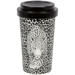 Gifi Mug imprimé avec couvercle uni 400 ml